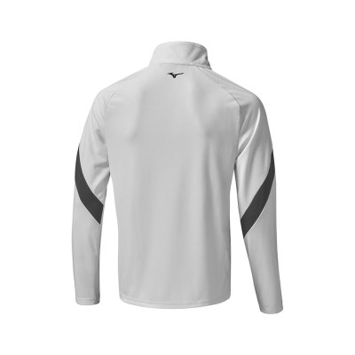 Baselayer Mizuno Breath Thermo Drop 1/4 Zip Hombre - Grises - Chile M653TBMGEU